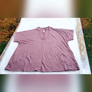 PureJill V-Neck Short Sleeve Tee Size L Petite